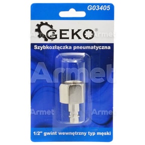Szybkozłączka pneumatyczna 1/2" gwint wewnętrzny typ męski (blister)